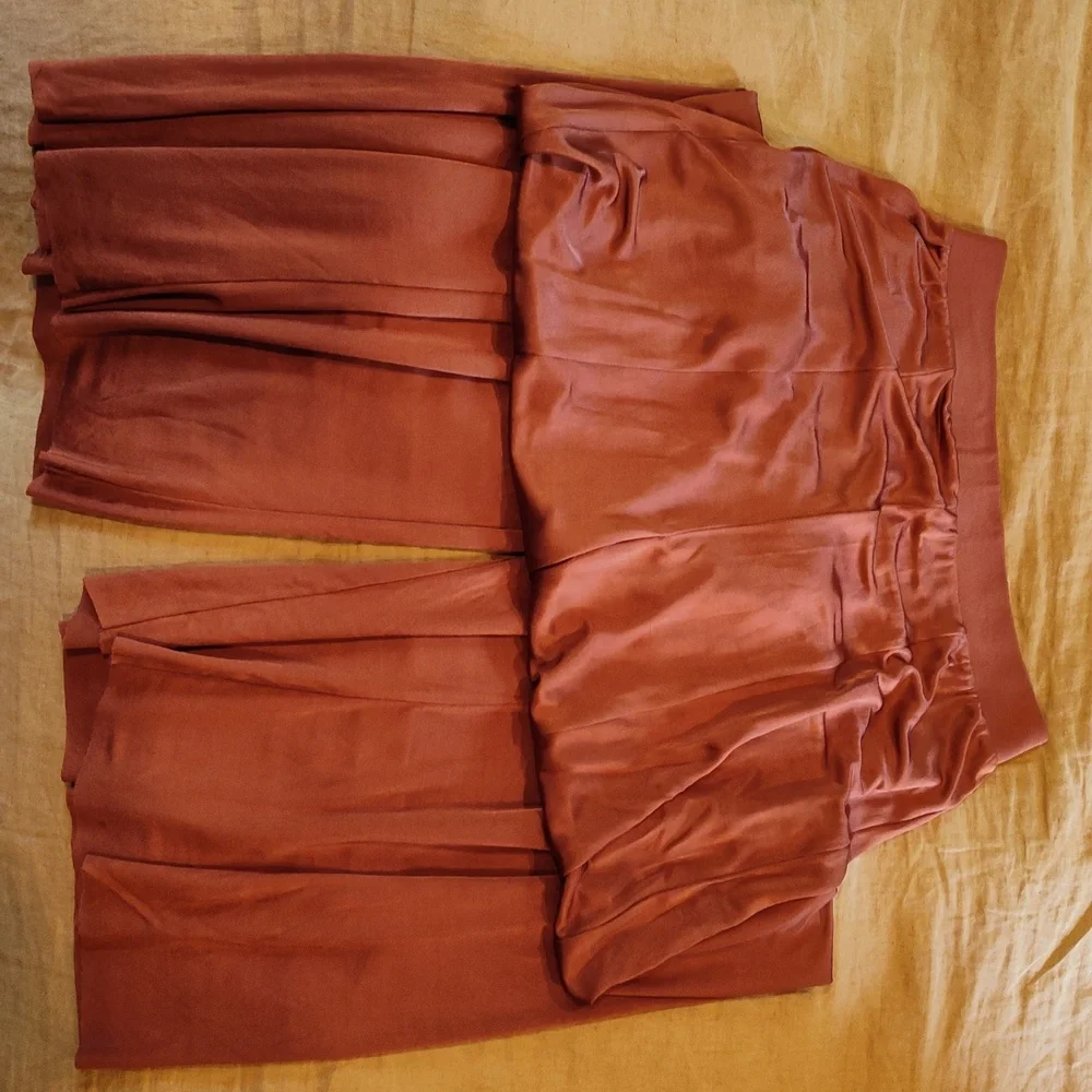 Maeve by Anthropologie Wide Leg Shiloh Cedar Pants M - Picture 2 of 4